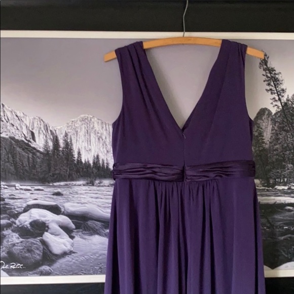 David’s Bridal Sleeveless Jersey Dress Charmeuse - Picture 6 of 8